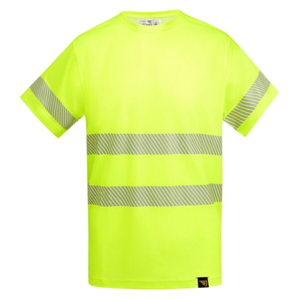 T-Shirt Alta Visibilità Traspirante - Giallo Fluo