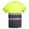 T-Shirt Alta Visibilità Traspirante - Piombo/Giallo Fluo