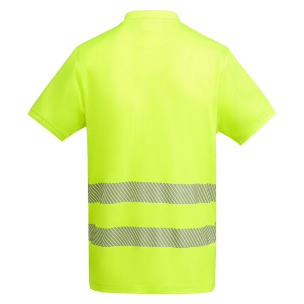 Polo Alta Visibilità Traspirante - Giallo Fluo vista 1