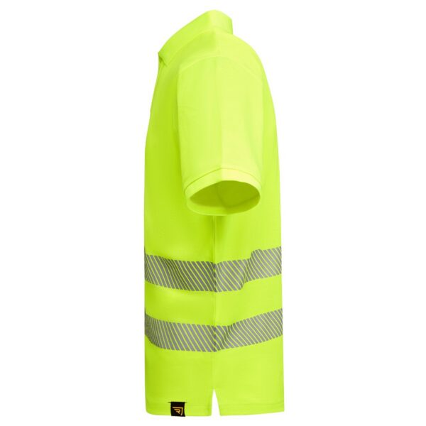 Polo Alta Visibilità Traspirante - Giallo Fluo vista 2