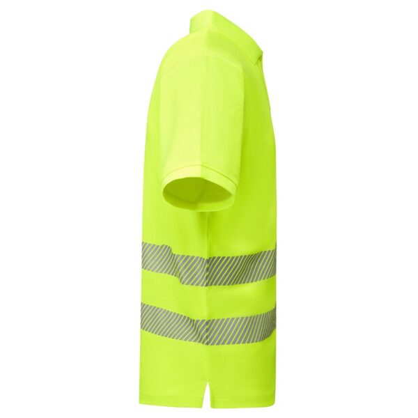 Polo Alta Visibilità Traspirante - Giallo Fluo vista 3