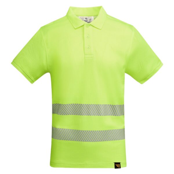 Polo Alta Visibilità Traspirante - Giallo Fluo