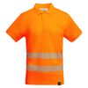 Polo Alta Visibilità Traspirante - Arancione Fluo