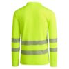 Polo Alta Visibilità Traspirante Manica Lunga - Giallo Fluo vista 1