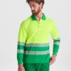 Polo Alta Visibilità Traspirante Manica Lunga - dettaglio 1