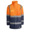 Parka Alta Visibilità - Blu Navy/Arancione Fluo