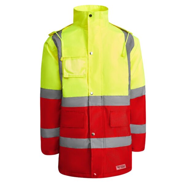 Parka Alta Visibilità - Job Red/Fluor Yellow