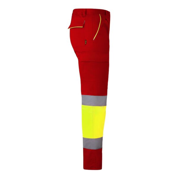 Pantalone lungo multitasche bicolore ad alta visibilità - vista 3