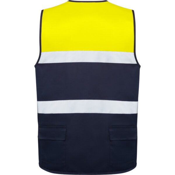 Gilet multitasche bicolore ad alta visibilità - vista 1