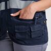 Gilet multitasche bicolore ad alta visibilità - dettaglio 1