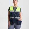 Gilet multitasche bicolore ad alta visibilità - modello 1