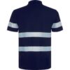 Polo Piqué Alta Visibilità - Blu Navy vista 1