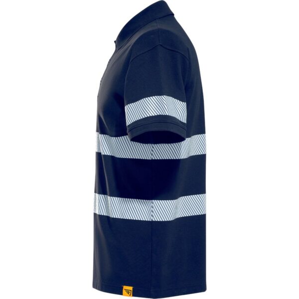 Polo Piqué Alta Visibilità - Blu Navy vista 2