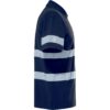 Polo Piqué Alta Visibilità - Blu Navy vista 3