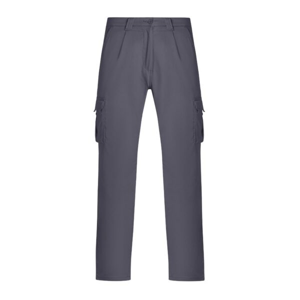 Pantalone lungo multitasche - Piombo