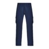 Pantalone lungo multitasche - Blu Navy