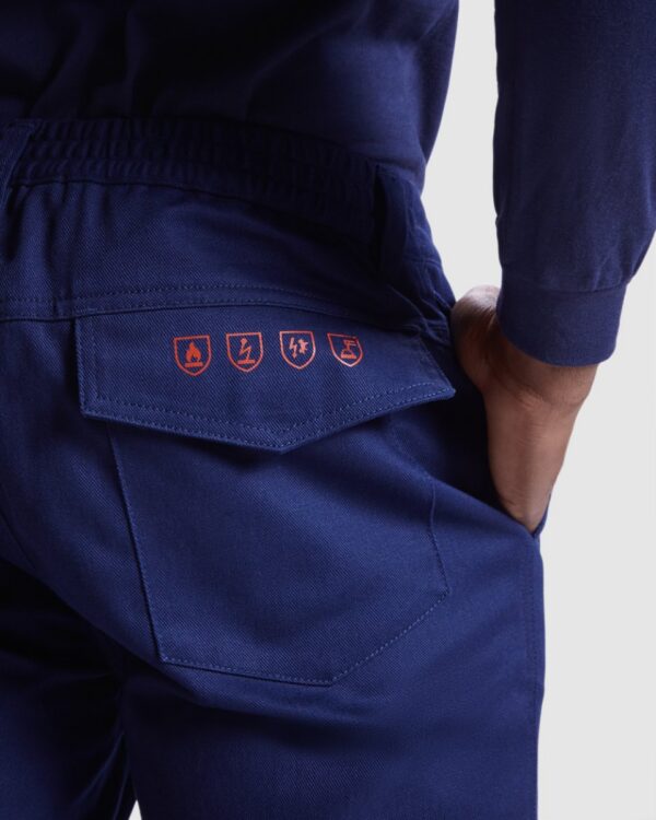 Pantalone lungo in tessuto ignifugo resistente - dettaglio 2