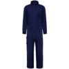 Tuta ignifuga a maniche lunghe in tessuto - Blu Navy